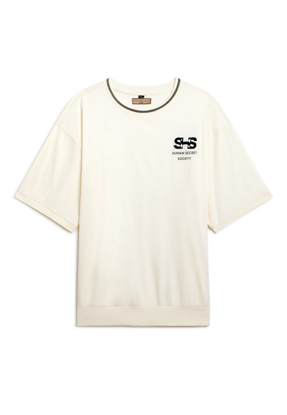 MILKY WAY.baggy sleeves (COTTON/SILK). CREAM